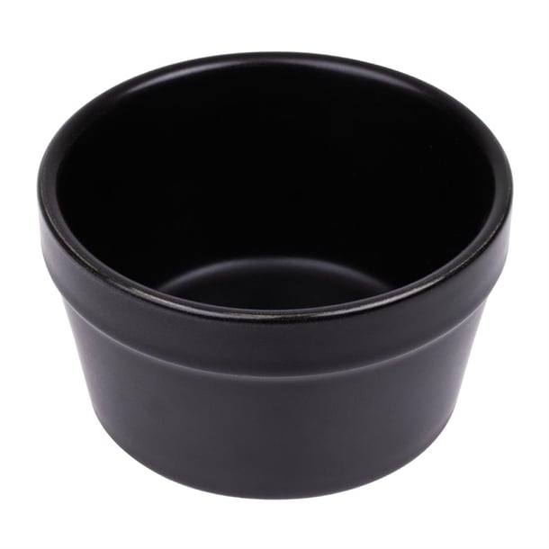 Olympia Tapas Ramekin Matt Black 95mm 3.75" (Box 6)