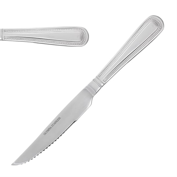 Olympia Bead Steak Knife St/St S/H (Box 12)