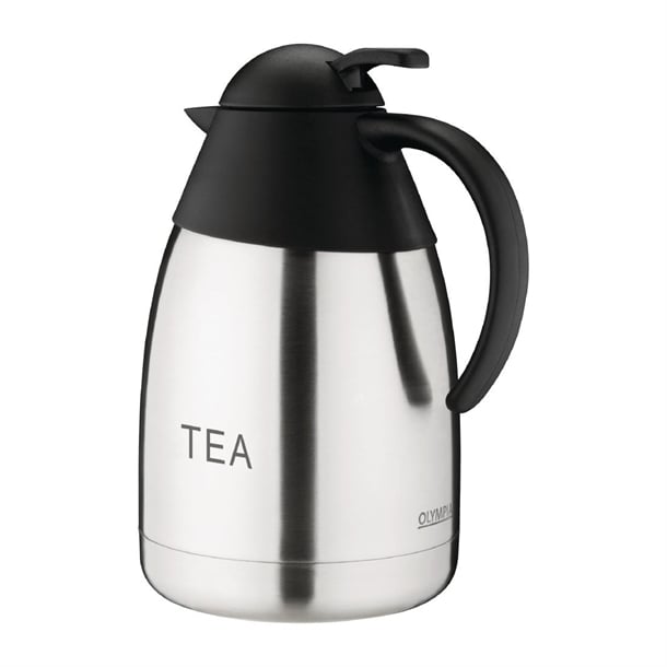 Olympia Vacuum Jug St/St Domed Lid - 1.5Ltr 'TEA' - Hospitality Connect