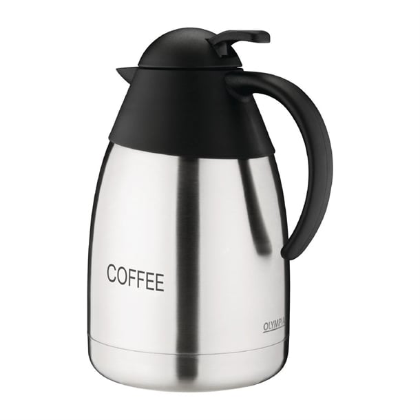 Olympia Vacuum Jug St/St Domed Lid - 1.5Ltr 'COFFEE' - Hospitality Connect