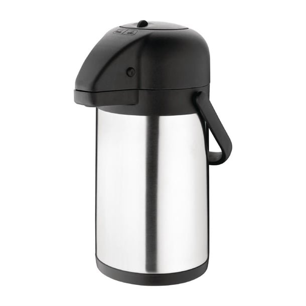 Olympia Pump Action Airpot St/St Double Wall - 1.9Ltr - Hospitality Connect