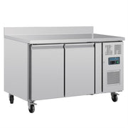 Polar U-Series Double Door Counter Fridge with Upstand 282Ltr - Hospitality Connect