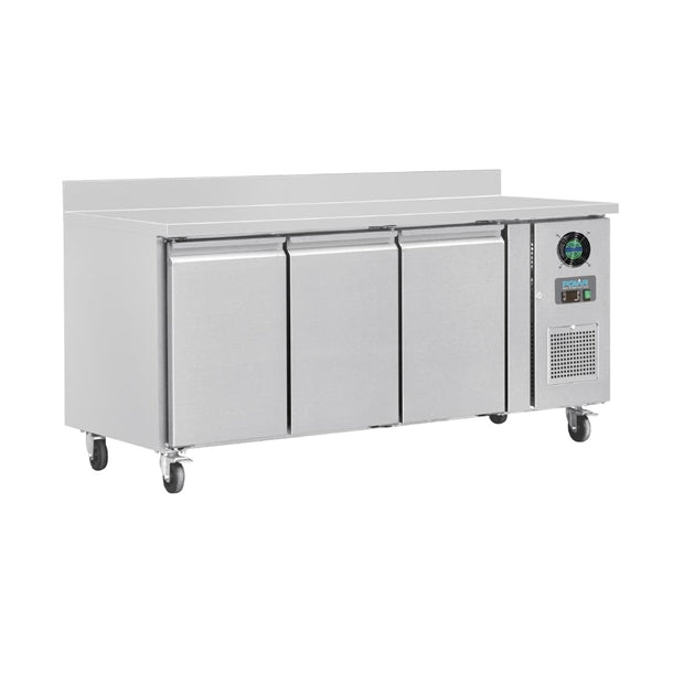 Polar U-Series Double Door Counter Freezer with Upstand 282Ltr DL916-A - Hospitality Connect