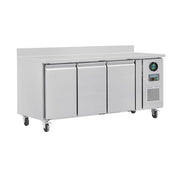 Polar U-Series Triple Door Counter Freezer with Upstand 417Ltr - Hospitality Connect