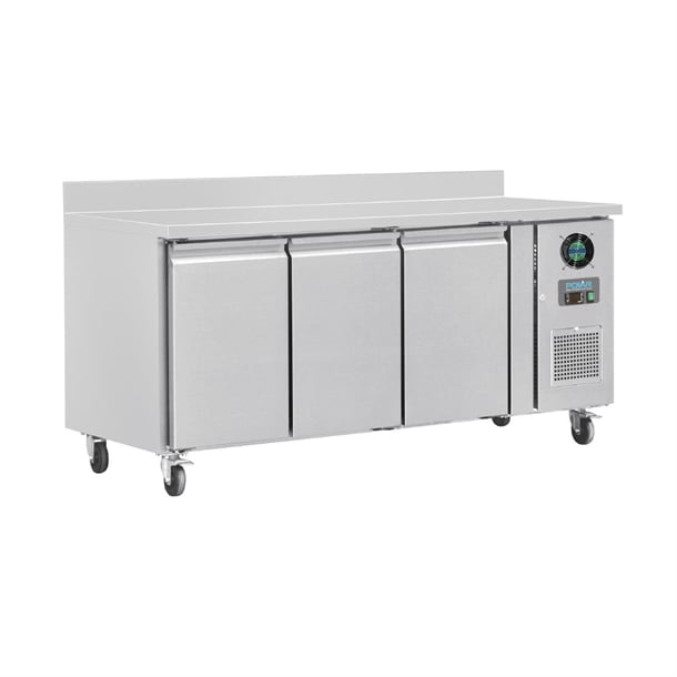 Polar U-Series Triple Door Counter Freezer with Upstand 417Ltr - Hospitality Connect