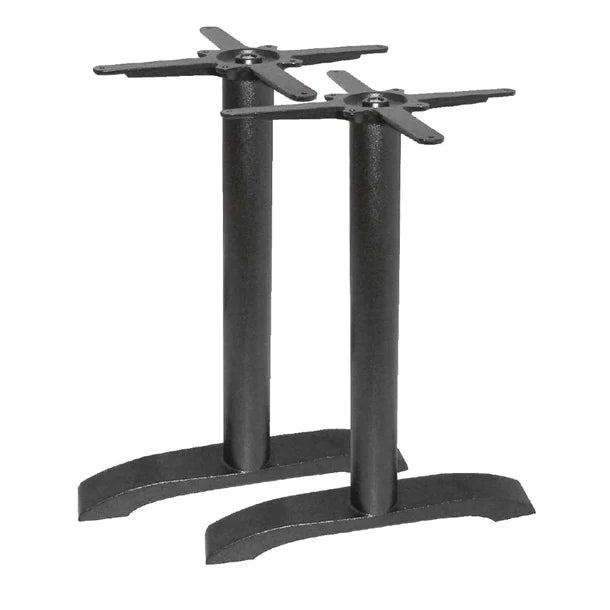 Bolero Cast Iron Twin Leg Table Base (Pack of 2) - Hospitality Connect