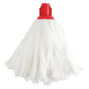 Jantex Standard Big White Socket Mop Red - 120g 4.2oz - Hospitality Connect