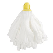Jantex Standard Big White Socket Mop Yellow - 120g 4.2oz - Hospitality Connect