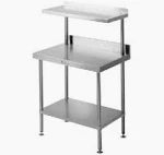 Simply Stainless Salamander Bench 700 Series - 900mm Wide Worktop with 400mm deep Salamander Shelf - Hospitality Connect