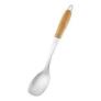 WILTSHIRE SOLID SPOON-S/S w/WOOD HANDLE - Hospitality Connect