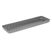 WILTSHIRE TART PAN-RECT FLUTED 350x100x30mm LOOSE BASE N/S - Hospitality Connect