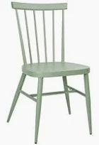 Bolero Windsor Aluminium Chairs Green (Set 4)