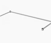 Simply Stainless Leg Brace Undershelf 600 Series - Leg Brace Undershelf To suit 1 side of 2400 leg brace - Hospitality Connect