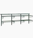 Metro 2 Tier Adjustable Wall Shelving 18 x 42 - Hospitality Connect