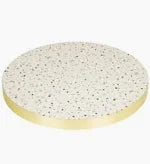 Bolero Terrazzo Style Round Table Top - 600mm FU518 - Hospitality Connect