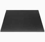 Bolero Matte Black Square Outdoor Table Top - 700mm - Hospitality Connect
