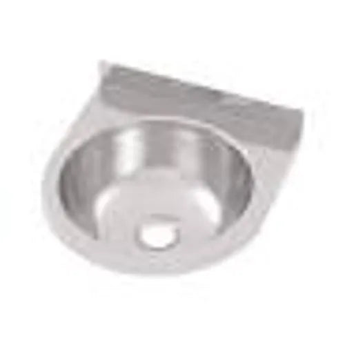 3monkeez Round Wall Basin and Brackets. 40mm Outlet. 304 Grade S/S HBR - Hospitality Connect