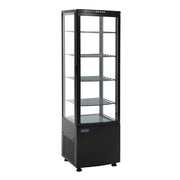 Polar C-Series Curved Door Display Fridge 235Ltr Black - Hospitality Connect