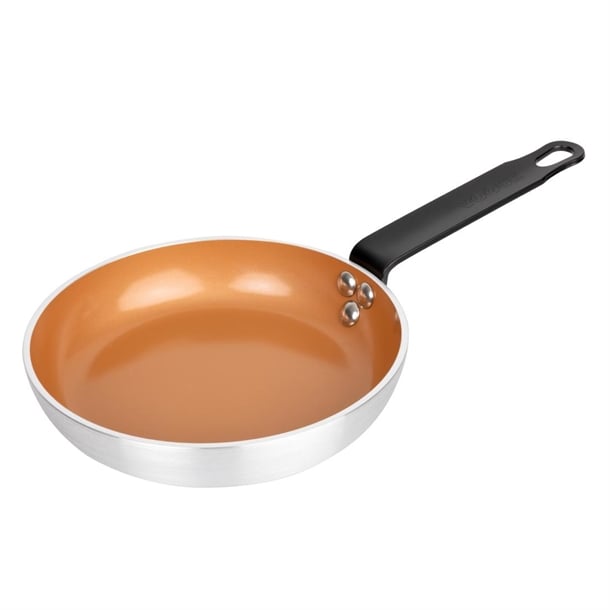 Vogue Ceramic Coated Aluminium Non-Stick Fry Pan - 240mm - Hospitality Connect