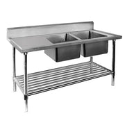 Modular Right Inlet Double Sink Dishwasher Bench DSBD7-1800RA. - Hospitality Connect