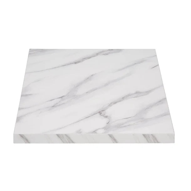 Bolero Table Top Square Marble Effect - 48x600mm DT444 - Hospitality Connect