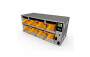 Duke hot hold cabinet, 2 high, 4 wide, 100mm deep 8 Flex RFHU-24-FL044GM. - Hospitality Connect