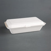 Fiesta Green Compostable Hinged Container - 64x161x248mm (Pack 250)