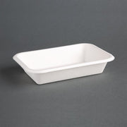 Fiesta Compostable Bagasse Tray - 32oz 8.5 x 5.5 (Pack 50)