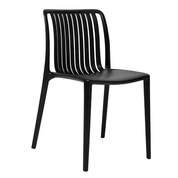 Bolero Verona Café Chairs Black (Pack 2) DX976 - Hospitality Connect