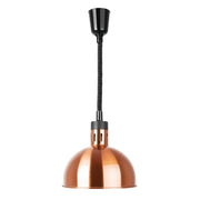 Apuro Retractable Dome Heat Shades - Copper Finish - Hospitality Connect