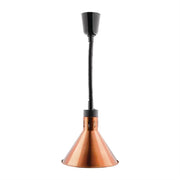Apuro Conical Retractable Heat Shade Silver Finish - Hospitality Connect