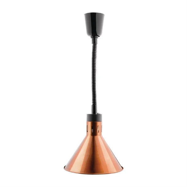 Apuro Conical Retractable Heat Shade Silver Finish - Hospitality Connect