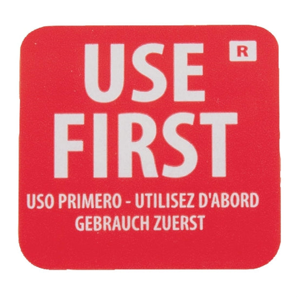 Hygiplas Removable Use First Label 1'' (Roll 1000)