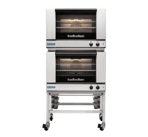Turbofan E27M32 - Full Size Tray Manual Electric Convection Ovens Double Stacked - Hospitality Connect