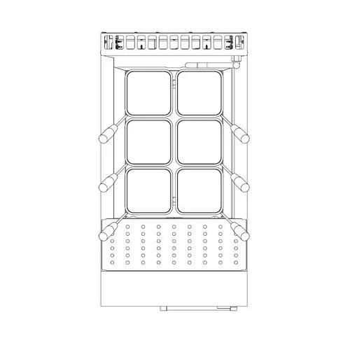 B&S Black Pasta Cooker 6 Baskets PC-6. - Hospitality Connect