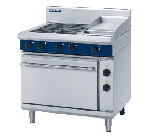 Blue Seal Evolution 900mm Electric Range Static Oven E506C. - Hospitality Connect