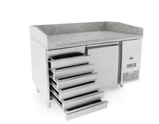 Atosa 1 DOOR PIZZA FRIDGE WITH DRAWERS 1510 MM EPF3490 - Hospitality Connect