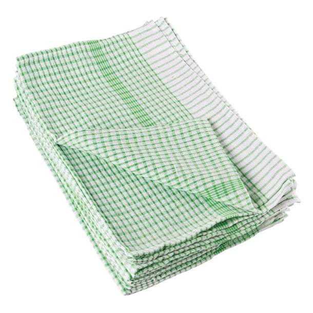EDLP - Wonderdry Tea Towel Green - 762x508mm (Pack 10) - Hospitality Connect