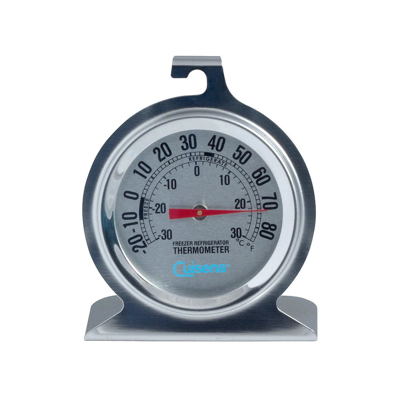 Cuisena Fridge and Freezer Thermometer Stainless Steel