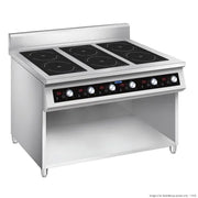 Electmax 700 Series Induction 6-Burner Cooker with Splashback EIC7-1200P - Hospitality Connect