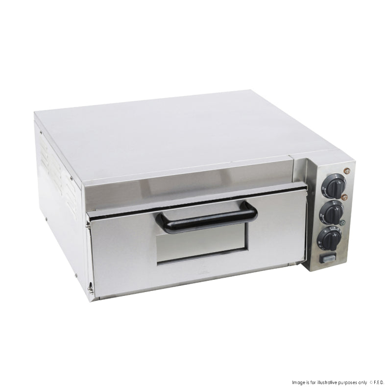 BakerMax Compact Countertop Single Deck Electric Pizza Oven EP-1T - Hospitality Connect