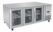 Altosa Glass 3 Door Fridge Table 1795mm EOF3731 - Hospitality Connect