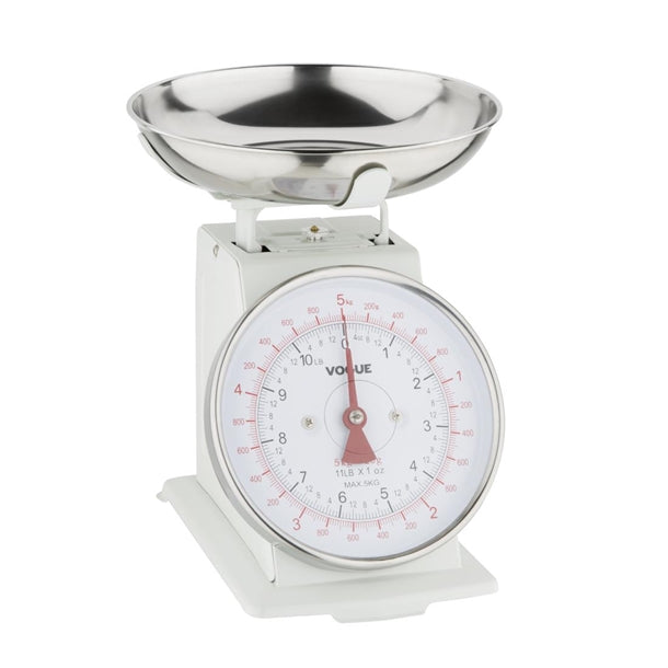 Vogue Kitchen Scale Bowl Top 5Kg/11lbs - Grad. 20g/1oz - Hospitality Connect