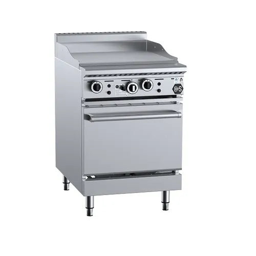 B&S Black Oven with 600mm Grill Plate OV-GRP6.