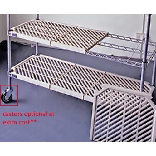 Atlas 4 SHELF PLASTIC MAT SHELVING 1220mmW x 610mmD x 1830mmH  PM24487EPL.  1220x610x1800 - Hospitality Connect