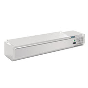 Polar G-Series Countertop Prep Fridge with Lid 5x 1/4GN with Hard Stainless Lid FA854-A - Hospitality Connect