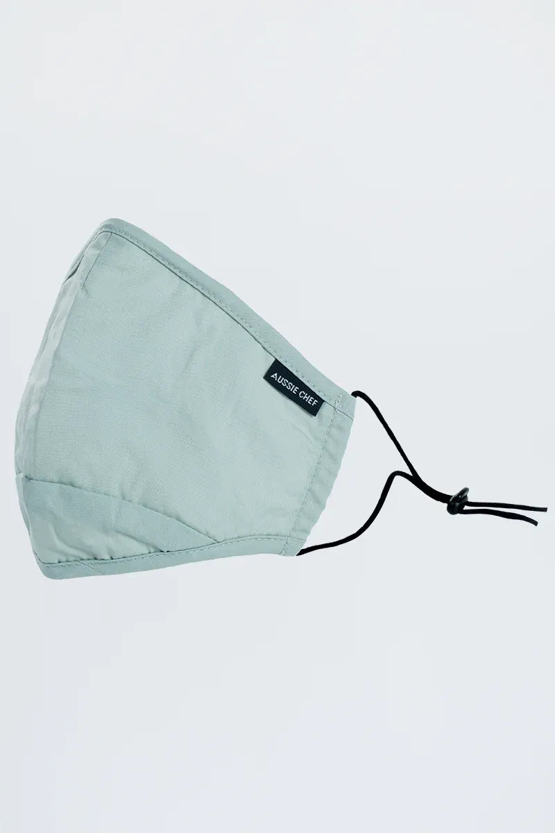 Aussie Chef Cloth Face Mask Bean Green