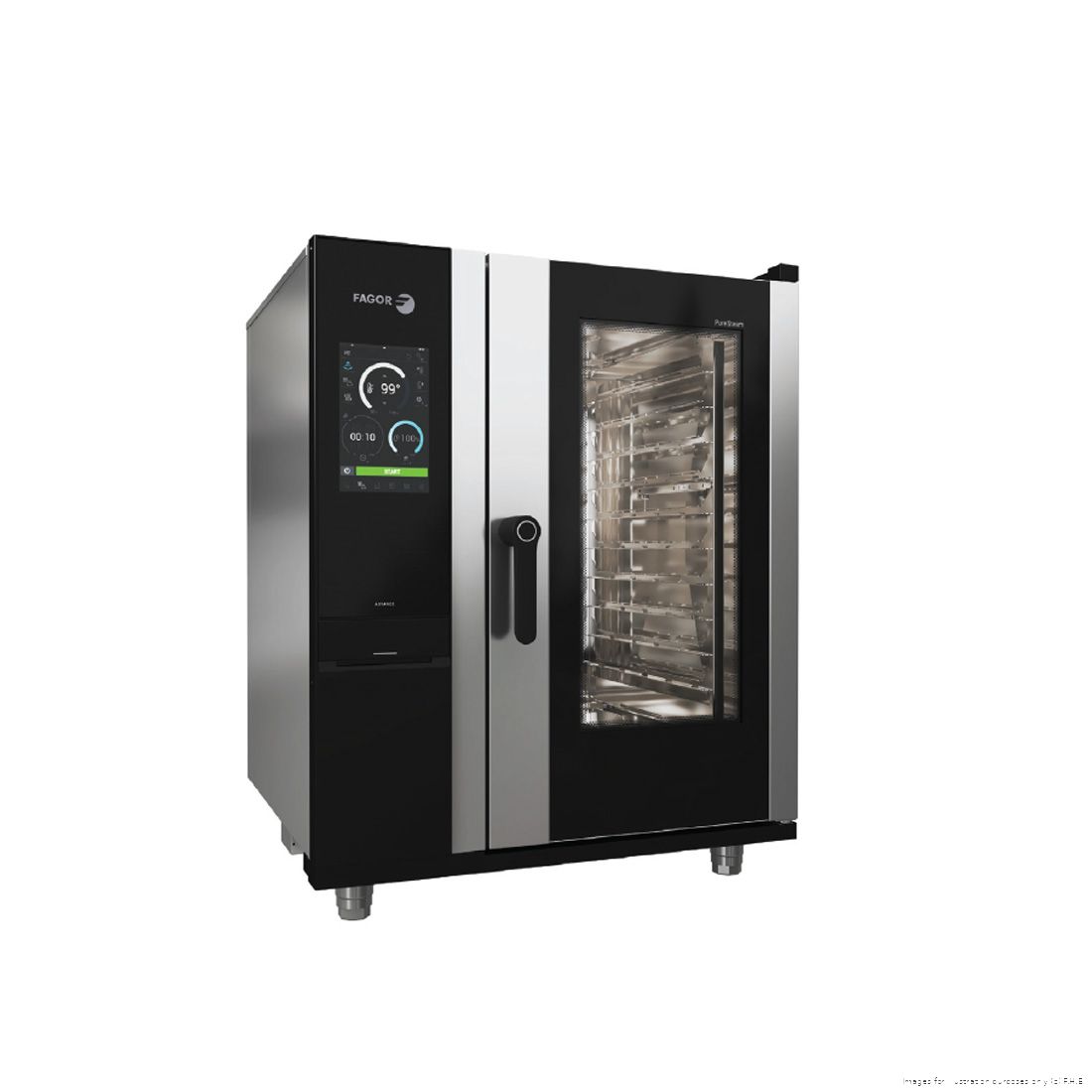Fagor Ikore 10-tray advanced boiler gas combi oven APW-101GRLWS
