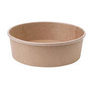 Fiesta Compostable Round Kraft Salad Bowl - 500ml (Pack 300)