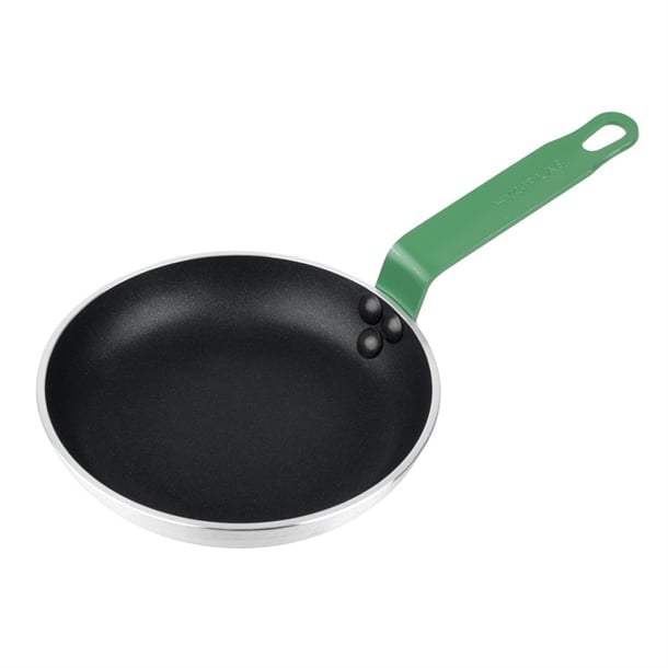 Hygiplas Frypan Aluminium Non-stick Teflon Platinum Plus Red Handle - 200x40mm